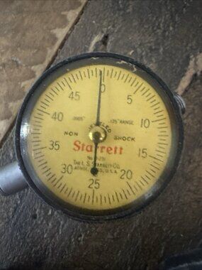 Starrett No 81-231 Dial Indicator Machinist Tool USA